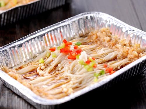 小榄镇锡纸烤金针菇